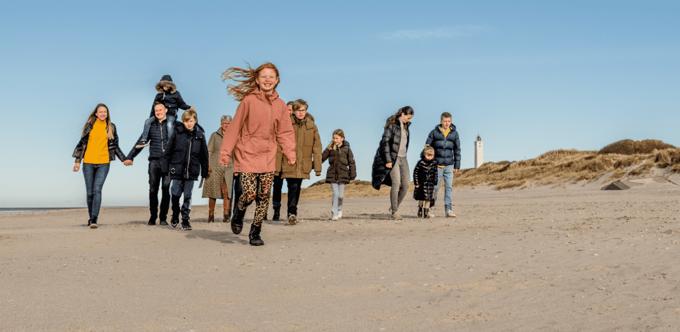 Gåtur på stranden - weekendophold i VillaVilla-hus