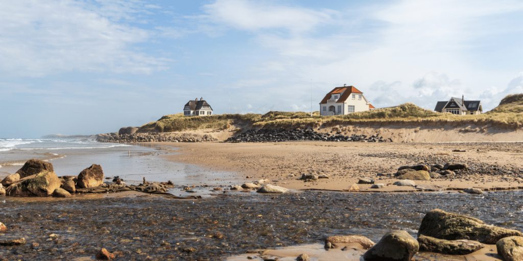 små huse ved jammerbugten